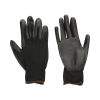 Rękawice poliamidowe powlekane poliuretanem czarne nr 9
