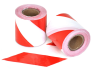 Taśma ostrzegawcza biało-czerwona 75mm x 100m