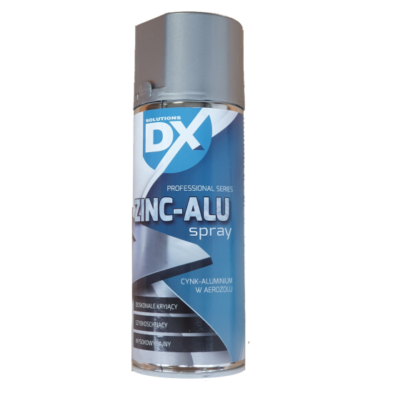 Cynk + aluminium w sprayu 400ml DX jasno szary