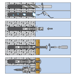 Korpus kołka LPG 10x70 50szt.