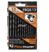 Wiertła do metalu 13 el. FBQS