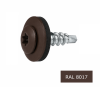 Wkręty farmerskie 4,8x19 TORX „zszywki” RAL8017 CIEMNY BRĄZ 250szt.
