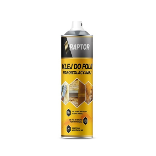 Klej do Folii Paroizolacyjnej RAPTOR 500ml spray